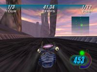 une photo d'Ã©cran de Star Wars Episode 1 - Racer sur Nintendo 64